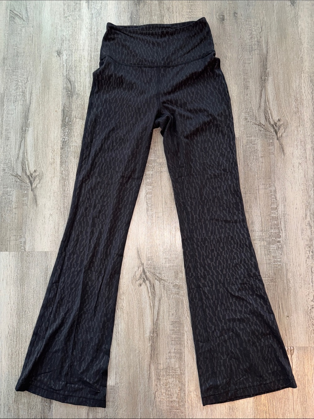lululemon athletica Black Boot-Cut Flare Yoga Pants